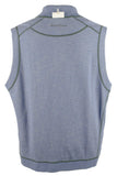 Tommy Bahama Men's Big and Tall New Flipsider Full Zip Reversible Vest-DPH-2XLB