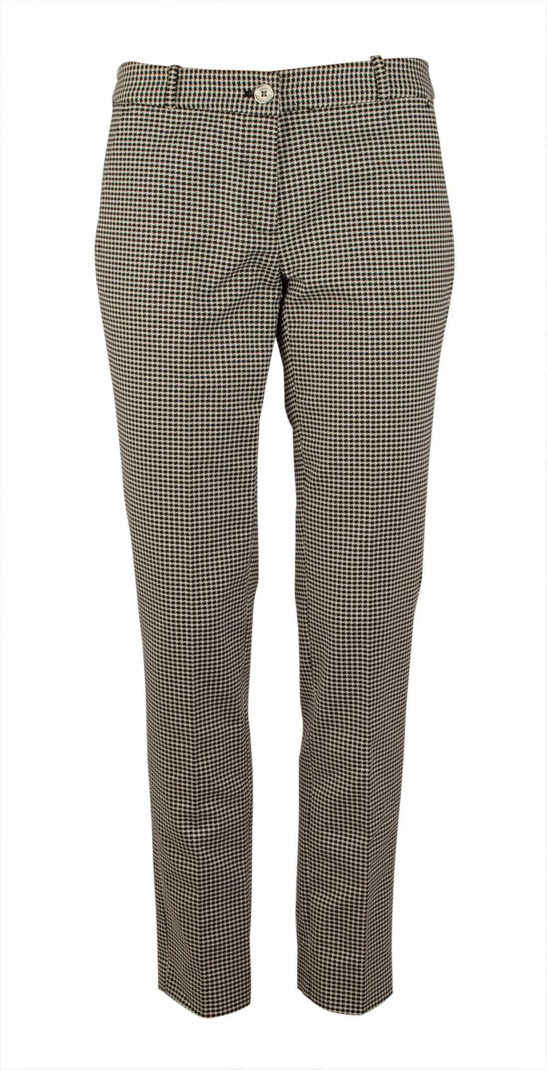 Michael Kors Women's Houndstooth Printed Stretch Skinny Pants Size 0