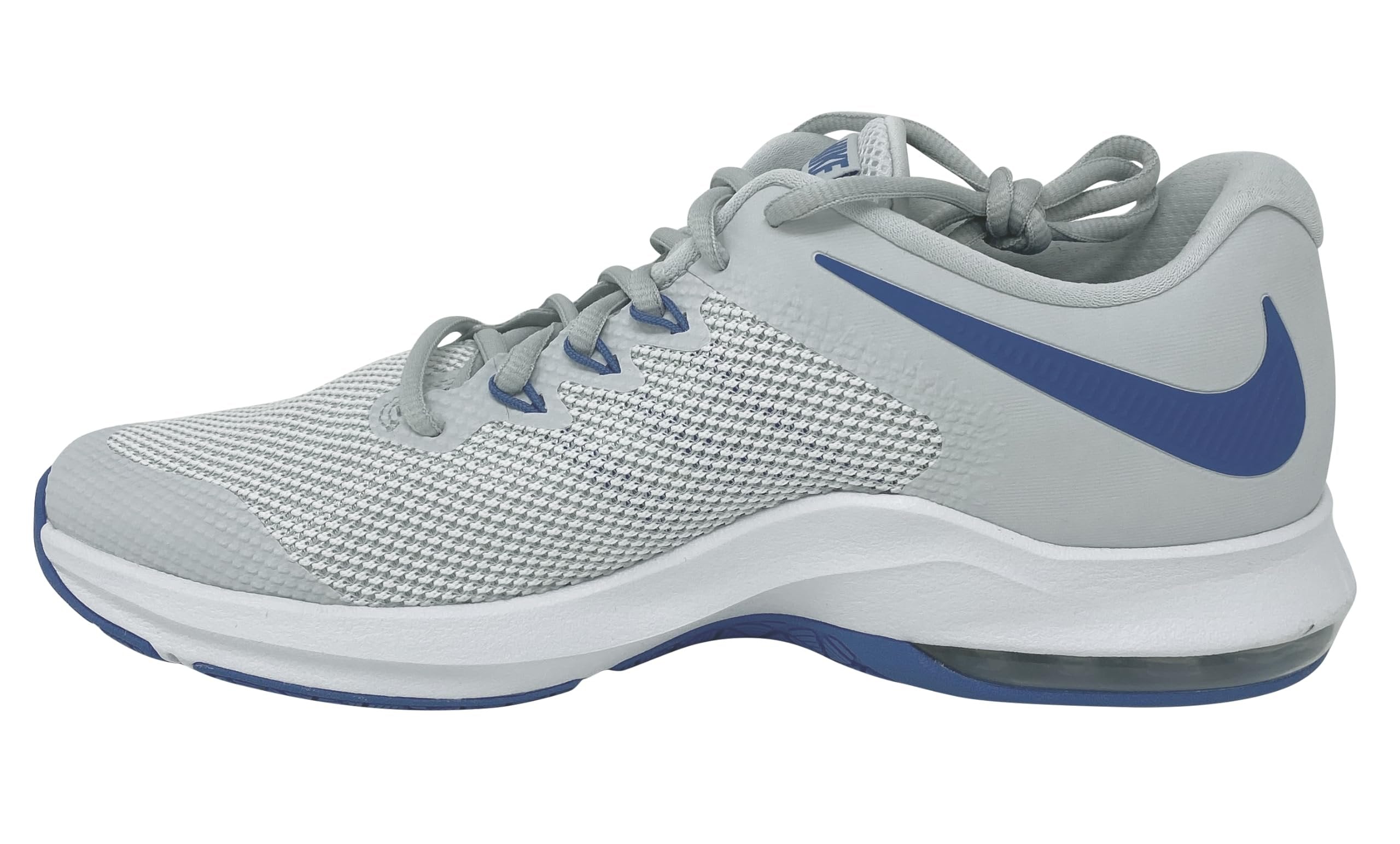 Nike Air Men's Max Alpha Trainer Sneakers Shoes Platinum White Blue 11 D