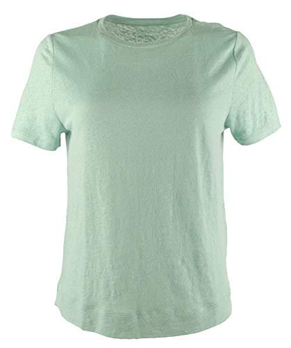 Eileen Fisher Women's Petite Organic Linen Jersey T-Shirt C PMedium