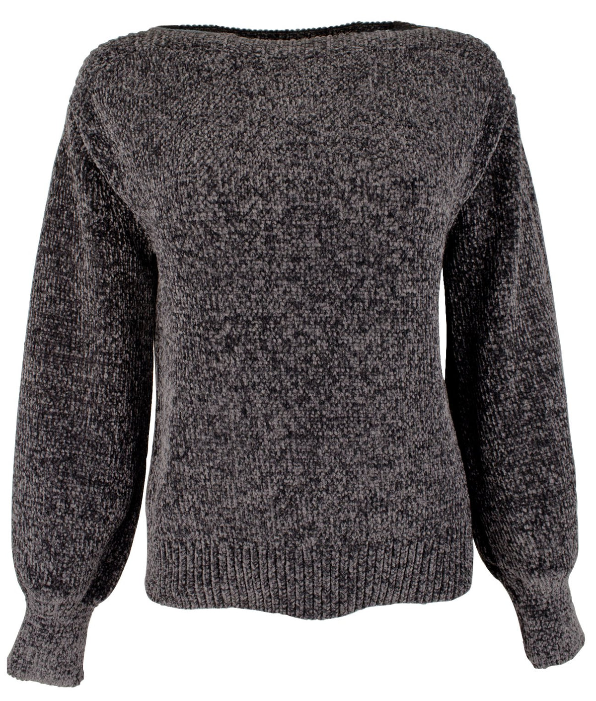 Tommy Bahama Women's Luna Chenille Boatneck long Sleeve Sweater NGry XS