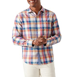 Camisa de manga larga a cuadros Mendocino de Tommy Bahama para hombre, talla grande y alta, talla 4XB