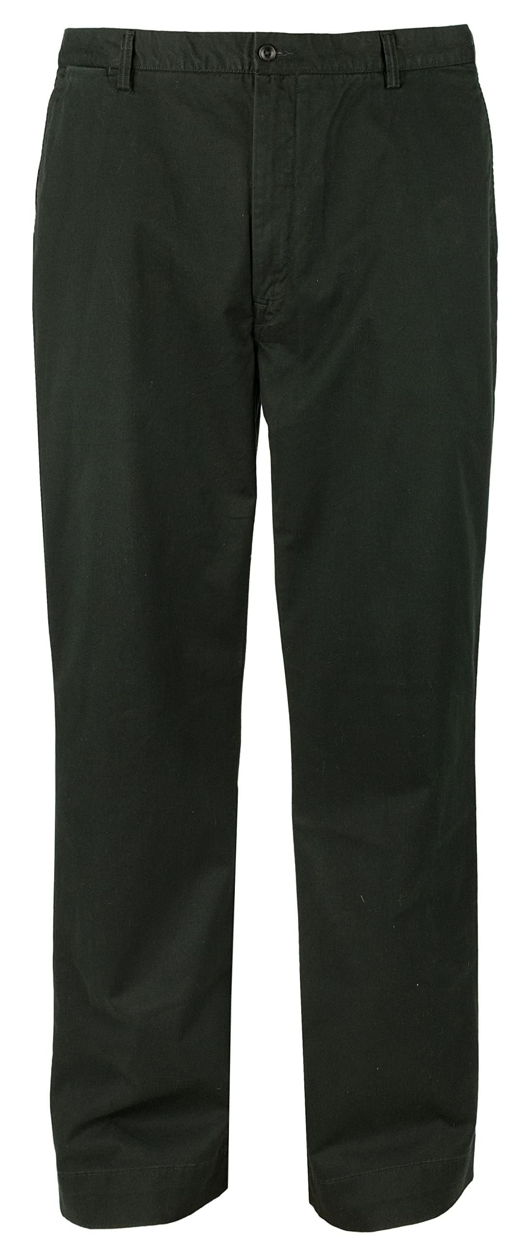 Polo Ralph Lauren Men's Big and Tall Stretch Classic Fit Chino Pants Black 38TX36