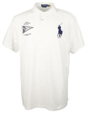 Men's Classic Fit Big Pony Short Sleeve Polo Shirt Wht XXL