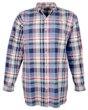 Polo Ralph Lauren Men's Big & Tall Classic Fit Long Sleeve Plaid Oxford Shirt