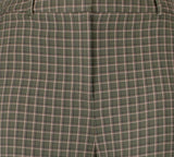 Vince Camuto Women's Plus Size Plaid Flat Front Wide Leg Pants
