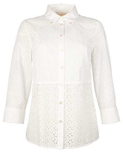 Tory Burch Women's Patchwork Eyelet Shirt Blouse NI 6