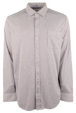 Tommy Bahama Men's Big & Tall San Lucio Stretch Houndstooth Long Sleeve Shirt DGrape 4XLB