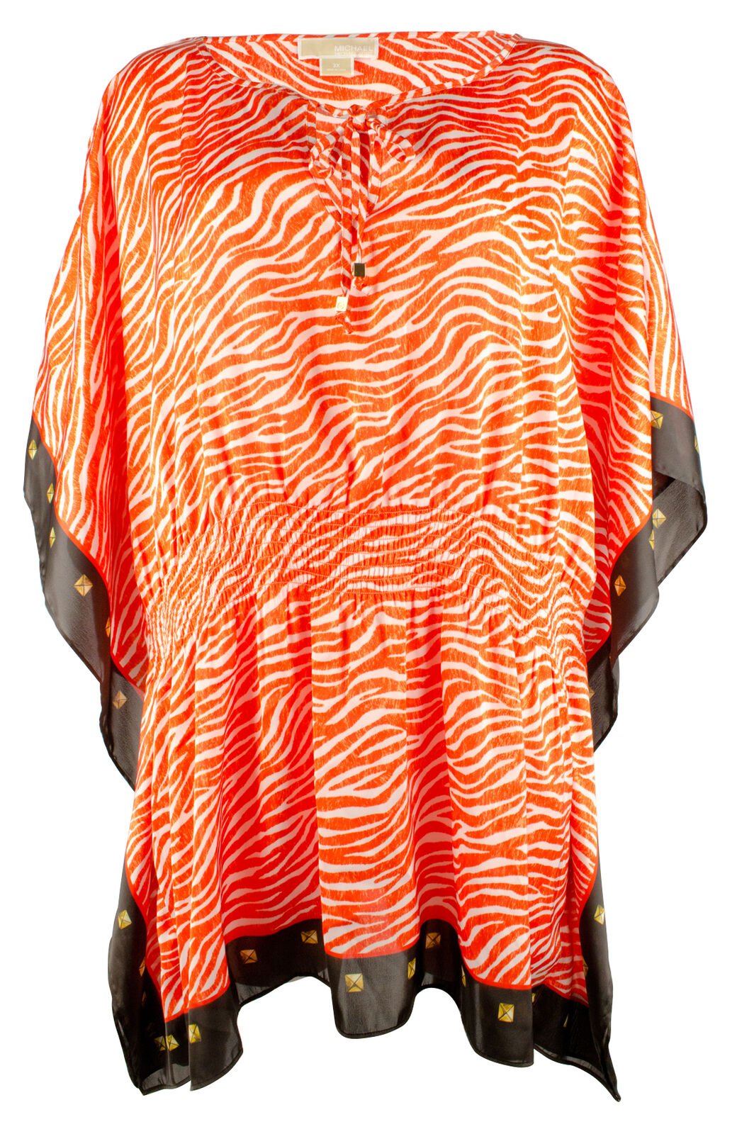 Michael Kors Women's Plus Size Batwing-Sleeve Printed Top-PW-3X