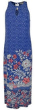 Tommy Bahama Women's Carmela Geo Garden Jersey Maxi Dress INvy Small