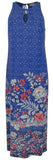 Tommy Bahama Women's Carmela Geo Garden Jersey Maxi Dress X-Small, Island Navy