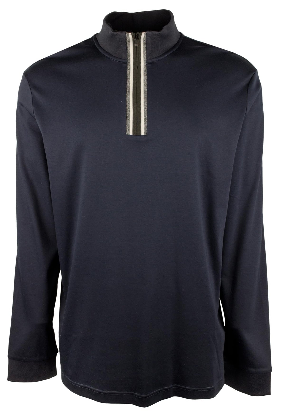 Hugo Boss Men's Tenore Jersey Quarter Zip Pullover-DB-XX-Large