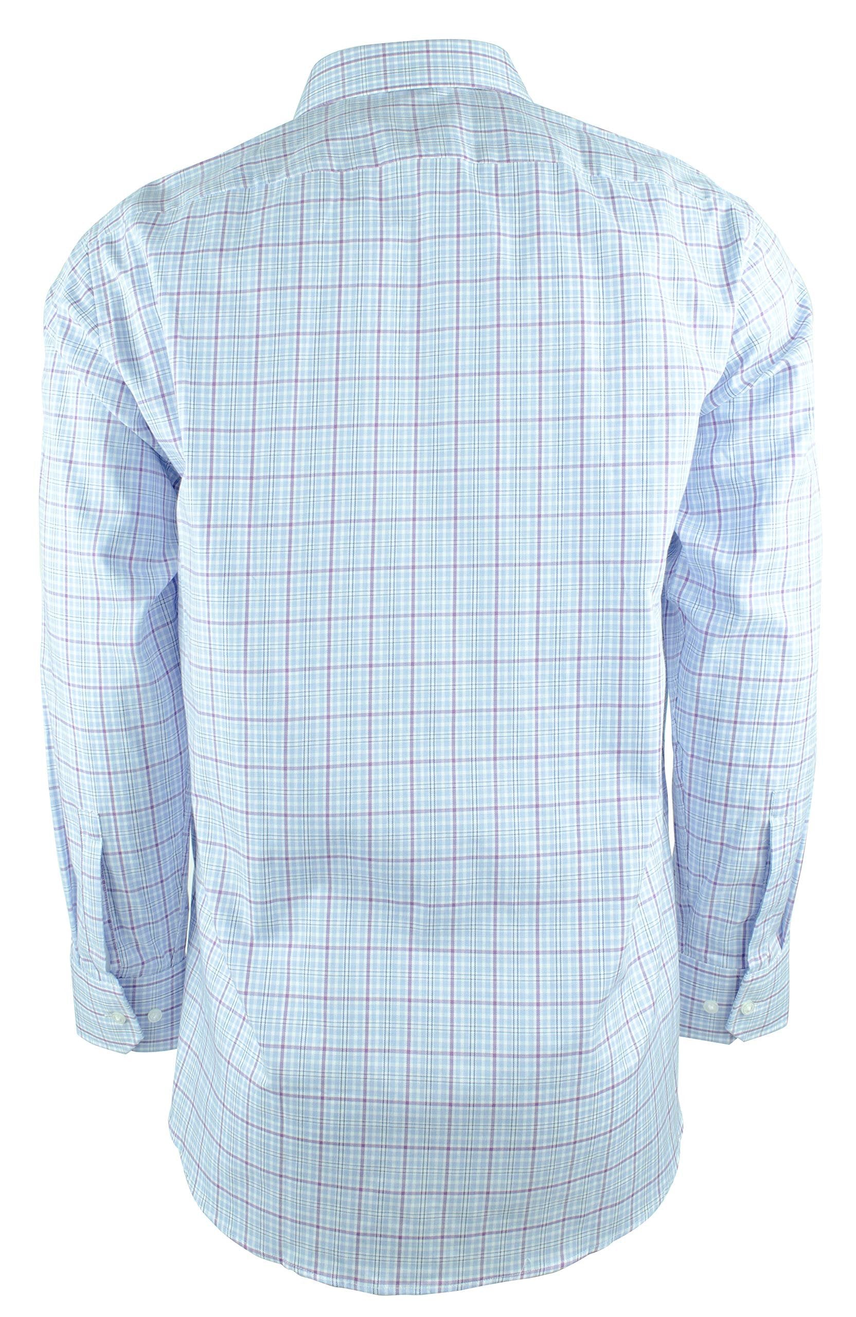 Hugo Boss Men's Enzo Plaid Regular Fit Long Sleeve Button Down Shirt 17.5-34-35 Dark Pink