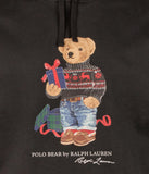 POLO RALPH LAUREN Men's Big & Tall Polo Gift Bear Fleece Hoodie 4XLT Black