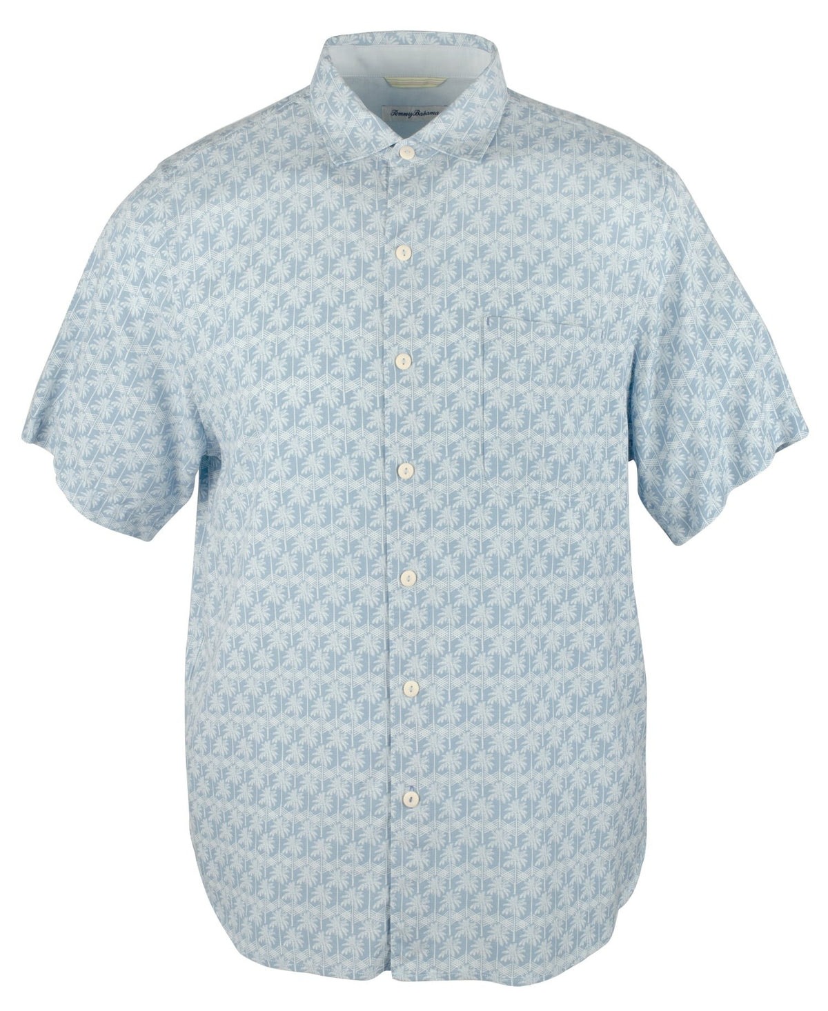 Men's Big and Tall Palms Away Geo Camp Shirt-DT-2XLB