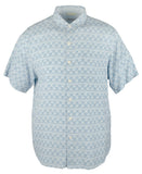 Men's Big and Tall Palms Away Geo Camp Shirt-DT-2XLB