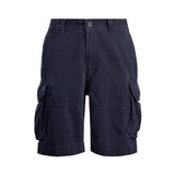 POLO RALPH LAUREN Men's 10" Denim Logo Cargo Shorts (Aviator Navy, 44T, 44 Tall)