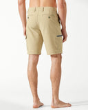 Tommy Bahama Cayman Isles IslandZone 10 Inch Cargo Shorts (Stone Khaki, 30)