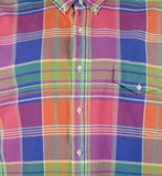 Polo Ralph Lauren Men's Big Tall Cotton Long Sleeve Shirt 4XLT Multi