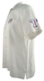 MLB Rangers Swing Big Silk Camp Short Sleeve Shirt-R-M