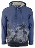 Tommy Bahama Men's Palm Flurry Baja Hoodie Blue L