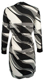 Ralph Lauren Women's Print Crepe Drawstring Dress