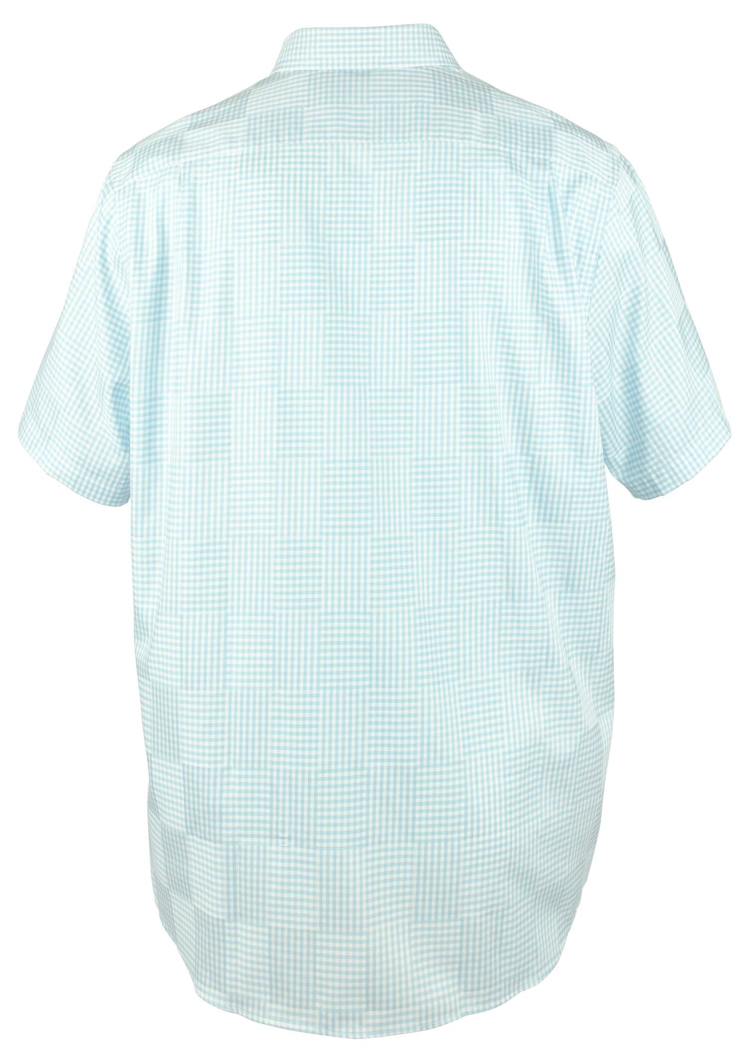 Men's Palmetto Point Gingham SS Trim Fit Shirt-HB-S
