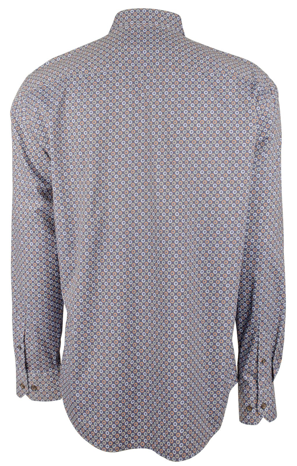 Bugatchi Men's Shaped Fit Wrinkle Free Long Sleeves Shirt N X Large