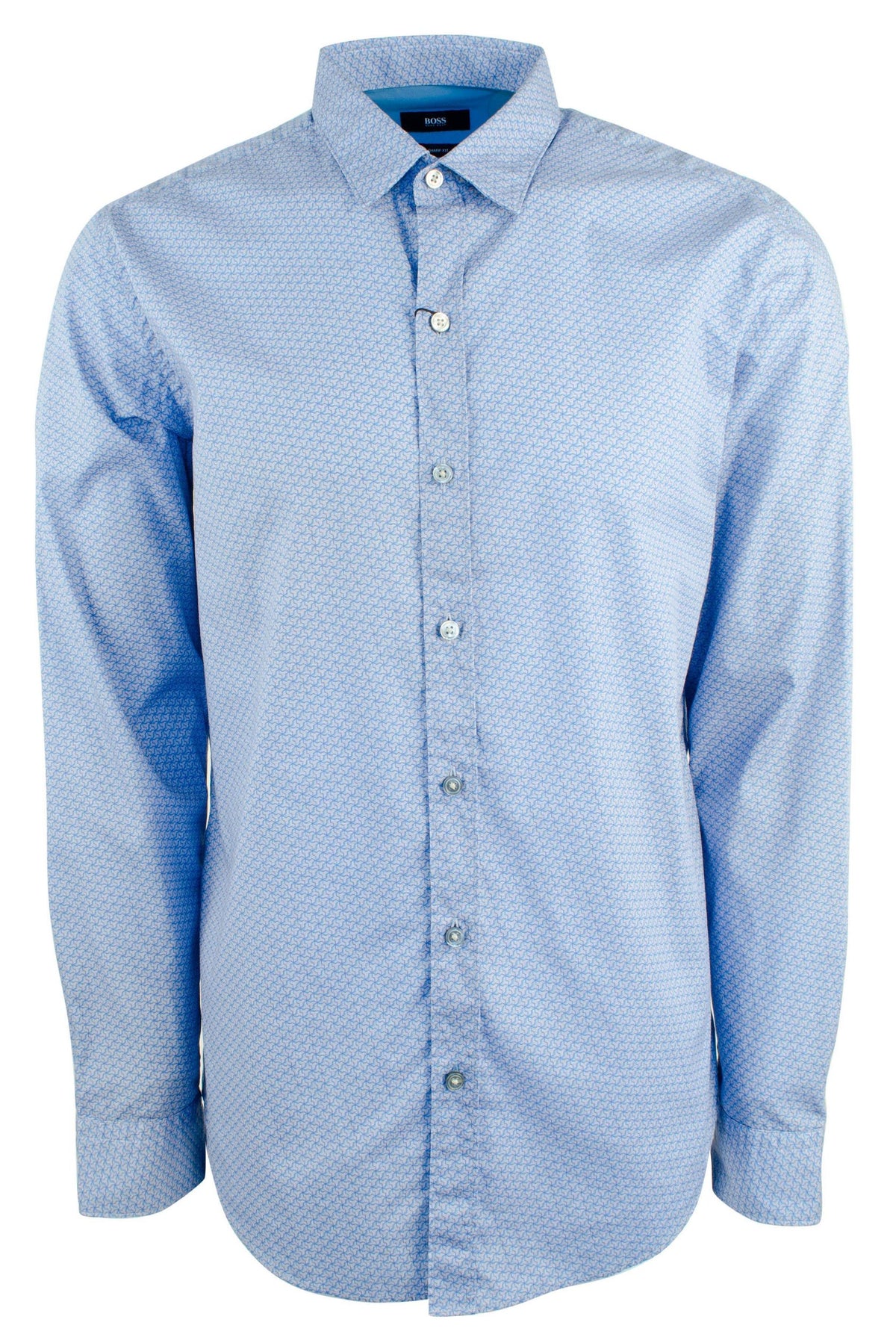 Hugo Boss Men's Sharp Fit Shirt, Size XXL, Open Blue, MSRP $145