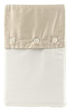 RL Organic Sateen Border One Standard Sham 20X28 Inches Coastal Sand