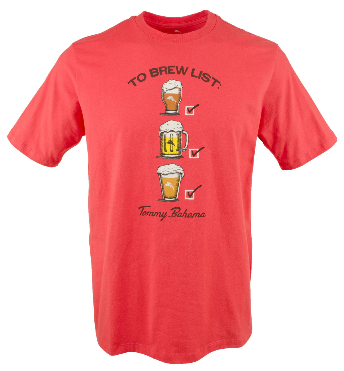 Camiseta Tommy Bahama To Brew List para hombre, devuelta por el cliente, talla grande