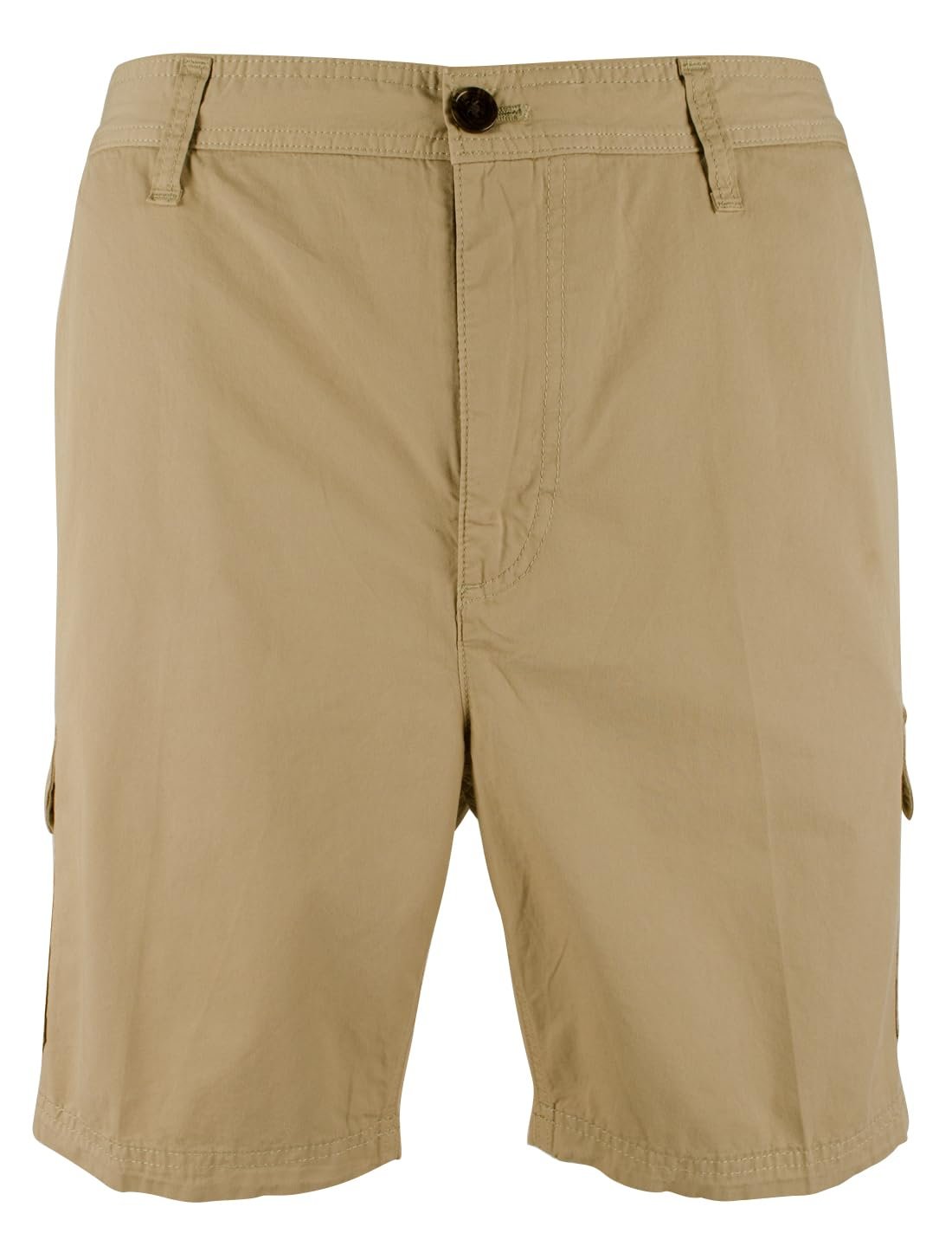 Michael Kors Men's Mid Rise Flat Front Cargo Shorts Khk 38 Khaki