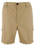 Michael Kors Men's Mid Rise Flat Front Cargo Shorts Khk 38 Khaki