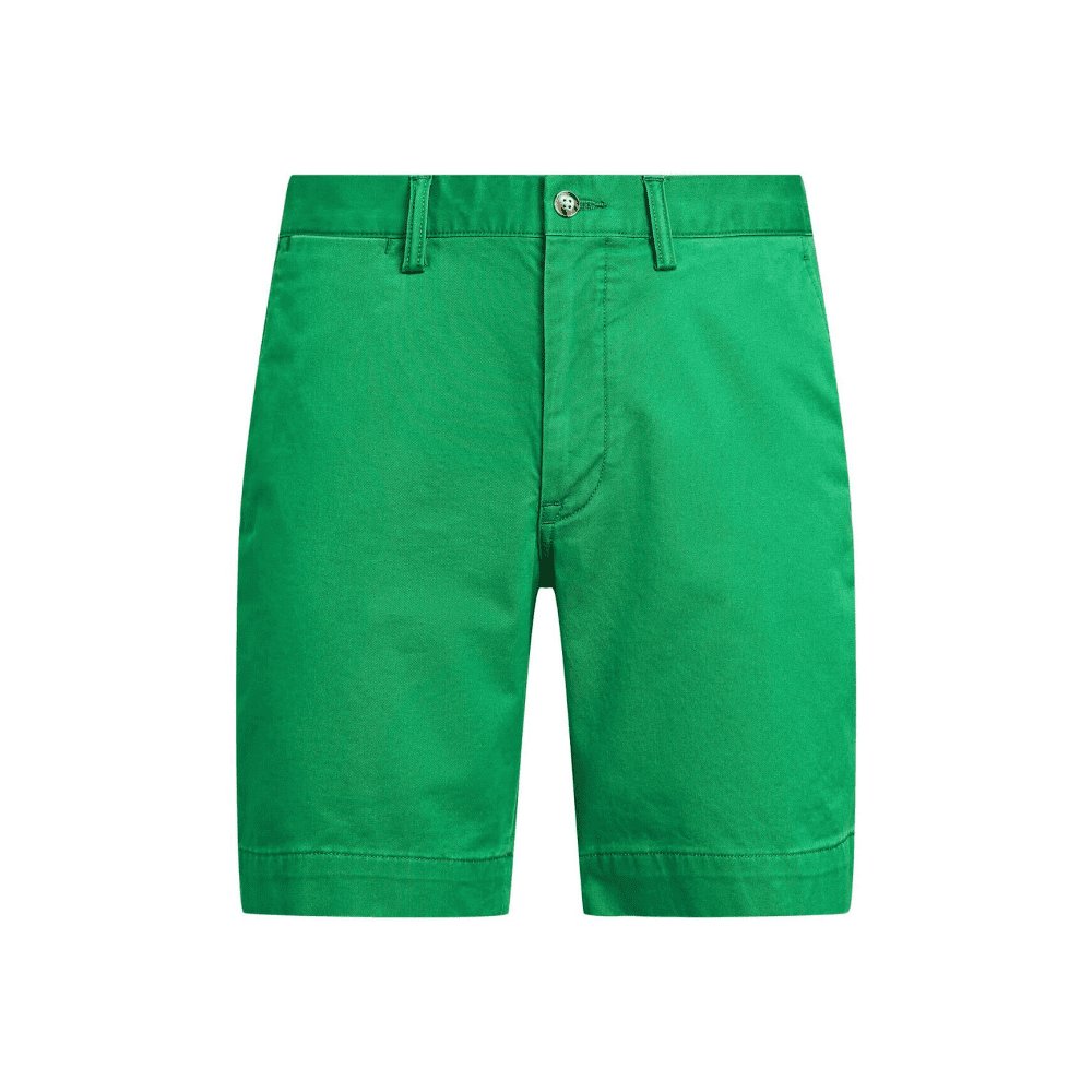 $79 Polo Ralph Lauren Men Regular Fit 8-Inch Stretch Twill Shorts, Green, Sz 36