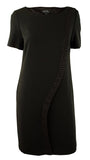 Tahari by ASL Women's Kevin Embossed Stripe Shift Dress