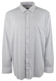 Tommy Bahama Men's San Lucio Stretch Houndstooth Long Sleeve Shirt Small Dockside Blue