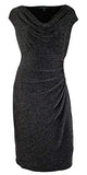 Ralph Lauren Women's Metallic Cowl Neck Dress-BS-20W
