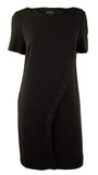 Tahari by ASL Women's Kevin Embossed Stripe Shift Dress