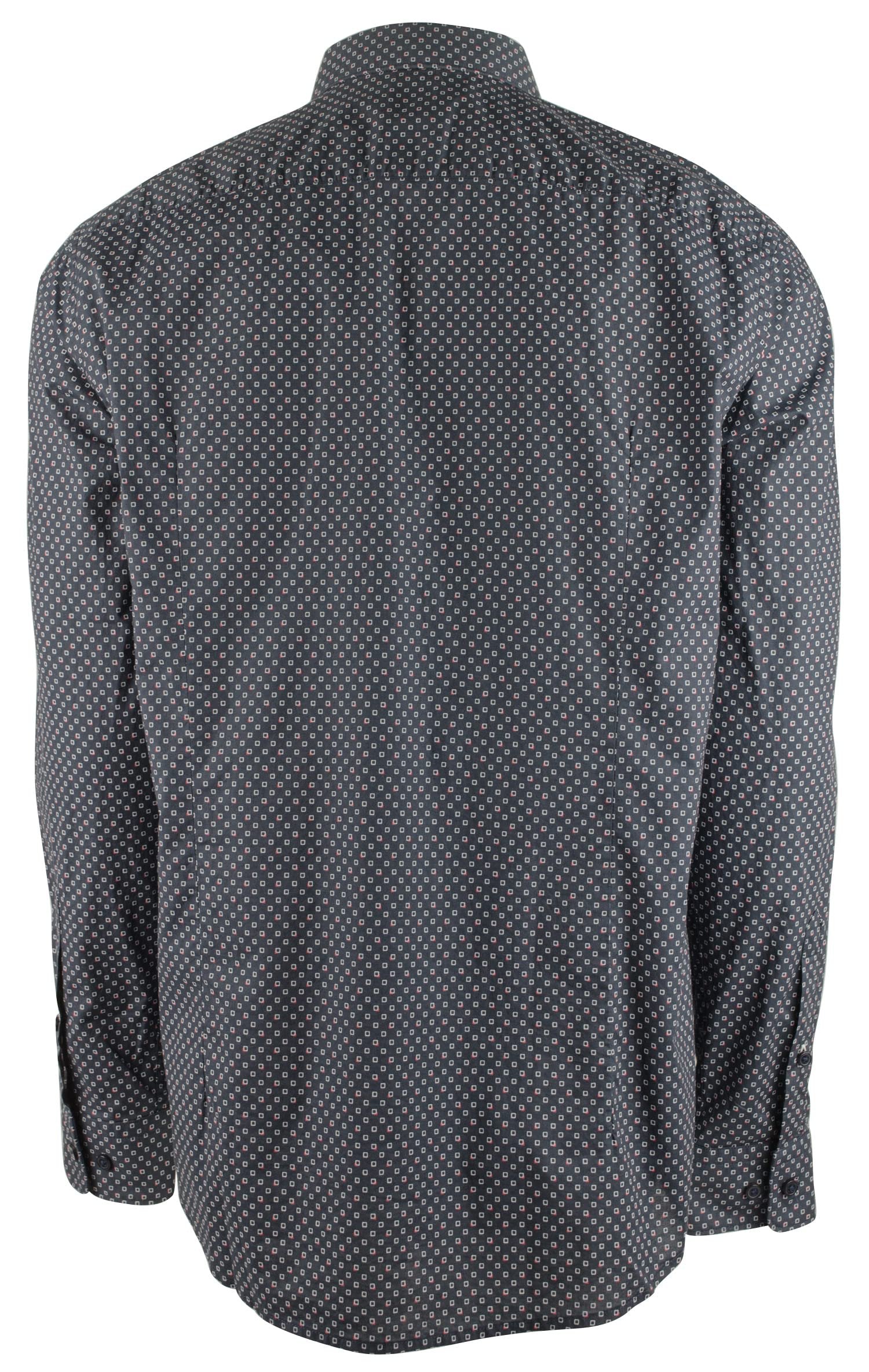 Hugo Boss Men's Ronni Slim Fit Long Sleeve Button Front Shirt 2XL Dark Blue