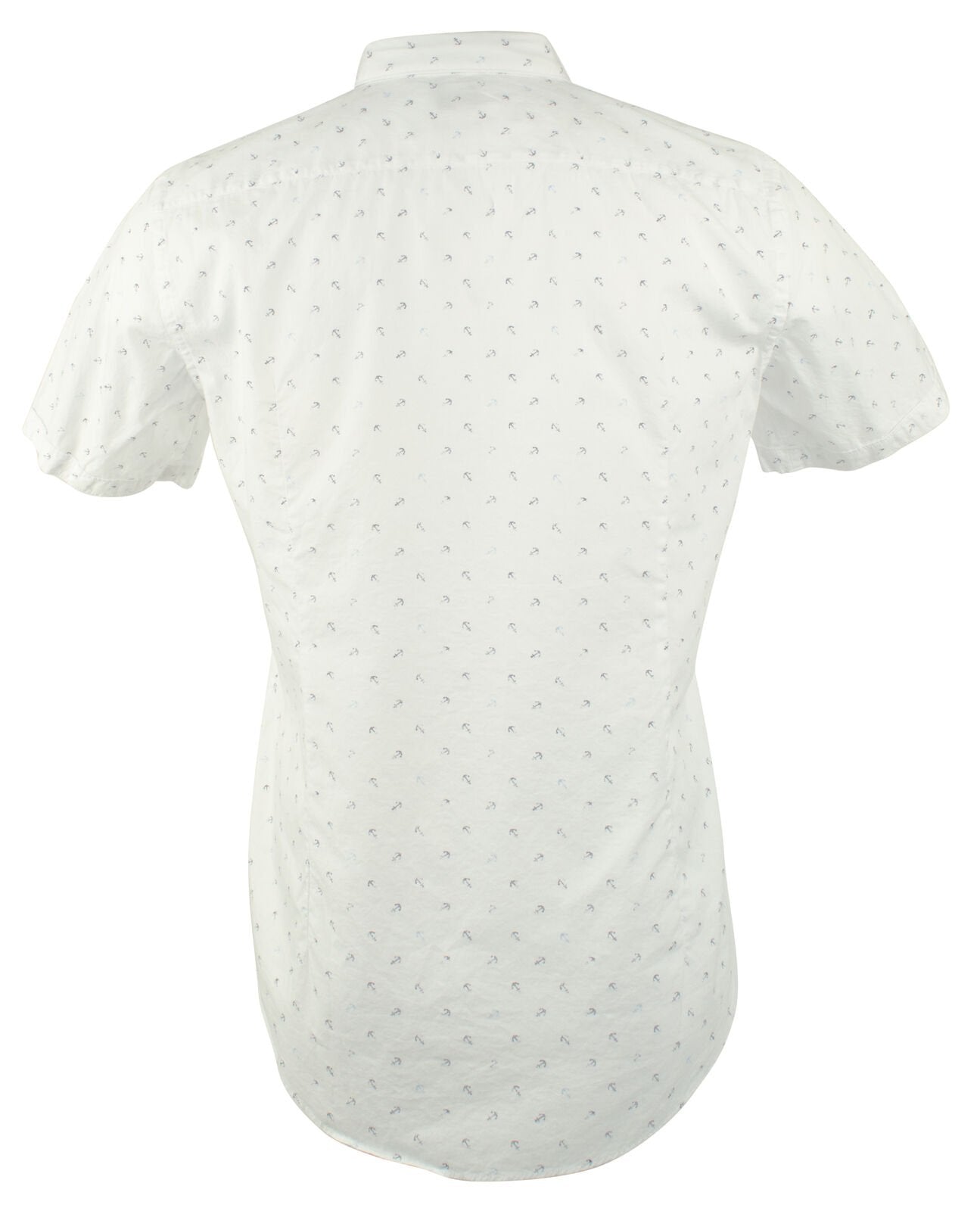 Hugo Boss Men's Slim-fit Ronn Button Down Short Sleeve Shirt-PB-XXL