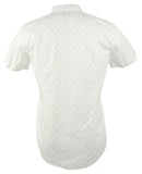 Hugo Boss Men's Slim-fit Ronn Button Down Short Sleeve Shirt-PB-XXL