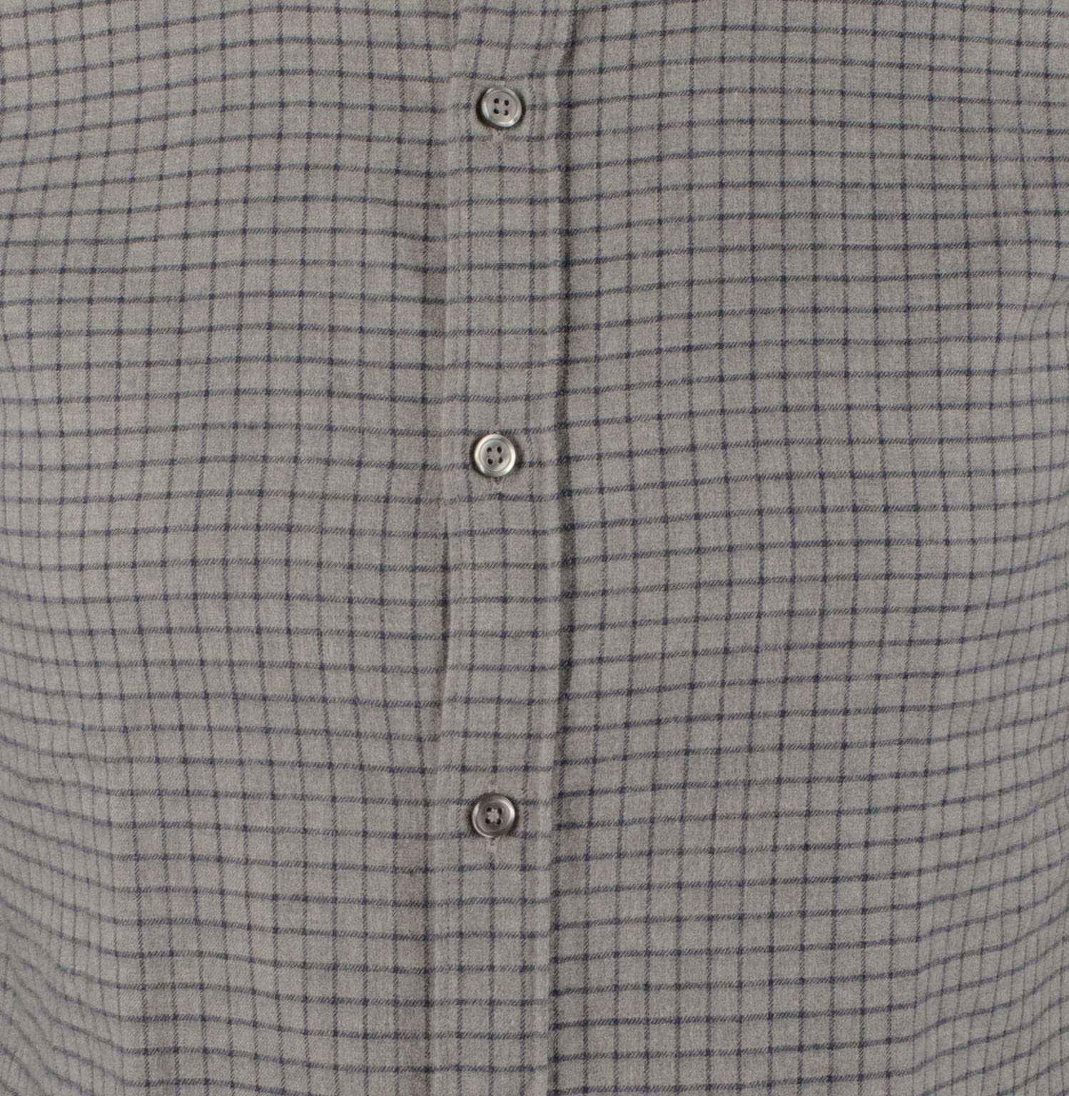 Hugo Boss Men's Ronni Plaid Slim Fit Long Sleeve Shirt Medium Dark Blue