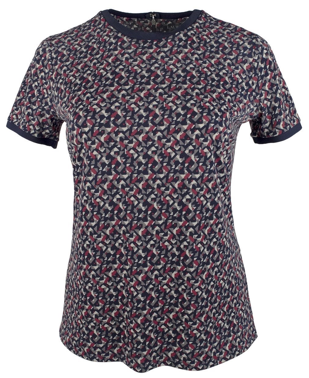 Lauren Ralph Lauren Women's Plus Size Geometric Pattern Top N 1X