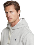 POLO RALPH LAUREN Mens Cabin Fleece Hoodied Sweatshirt (2XB, Grey)