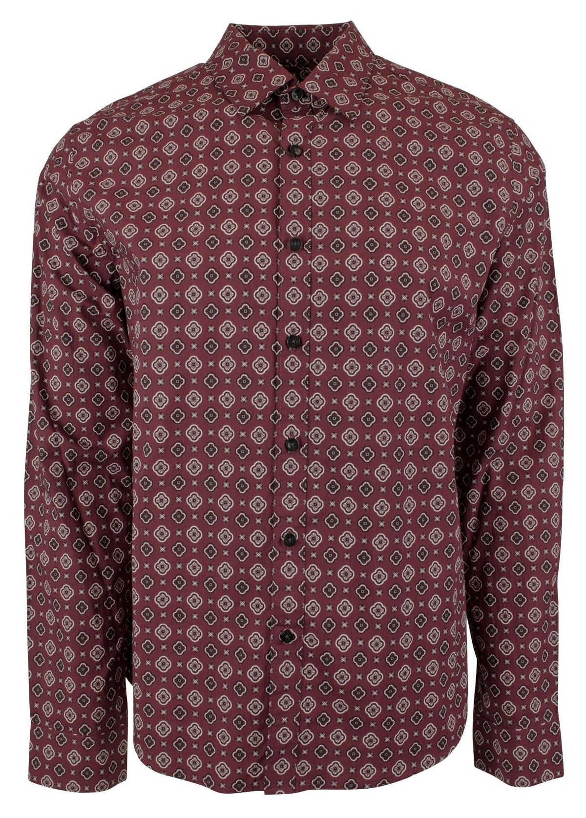 Michael Kors Men's Foulard Cotton Blend Long Sleeve ButtonFront Shirts
