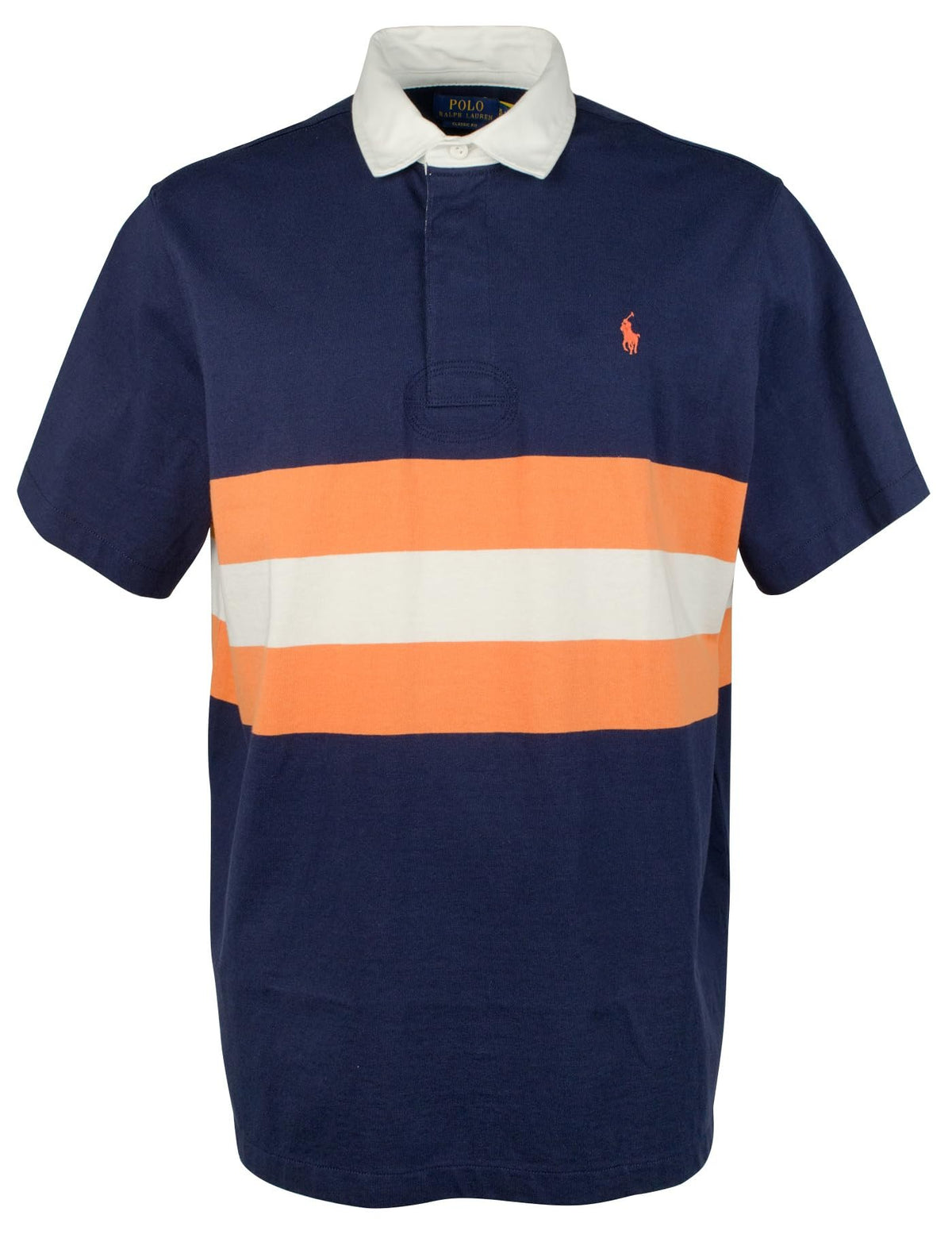 Men's Classic Fit Mesh Short Sleeve Polo Shirt NMlt X-Large Navy Multi