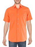 Polo Ralph Lauren Mens Cotton Short Sleeve Button-Down Shirt
