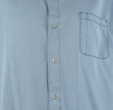 Tommy Bahama Men's Long Sleeve Tahitian Camp Shirt (Mambo Blue, 2XB)