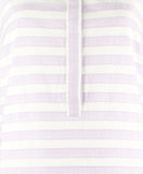 Southern Tide Women's Corrine Fringe Hem Sleeveless Shift Dress Purple Sky