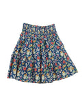 Lauren Ralph Lauren Women's Floral Cotton Voile Skirt (10, Blue/Red Multi)